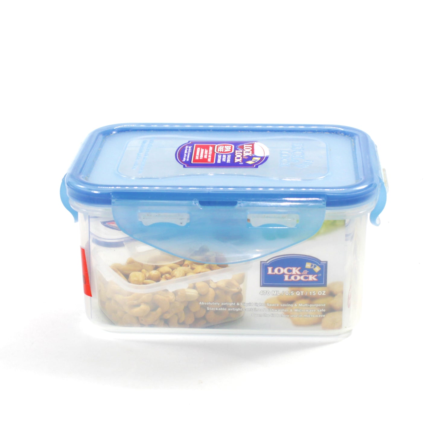 LocknLock Eco-Friendly Classic Airtight Rectangular Food Container 470ml HPL807