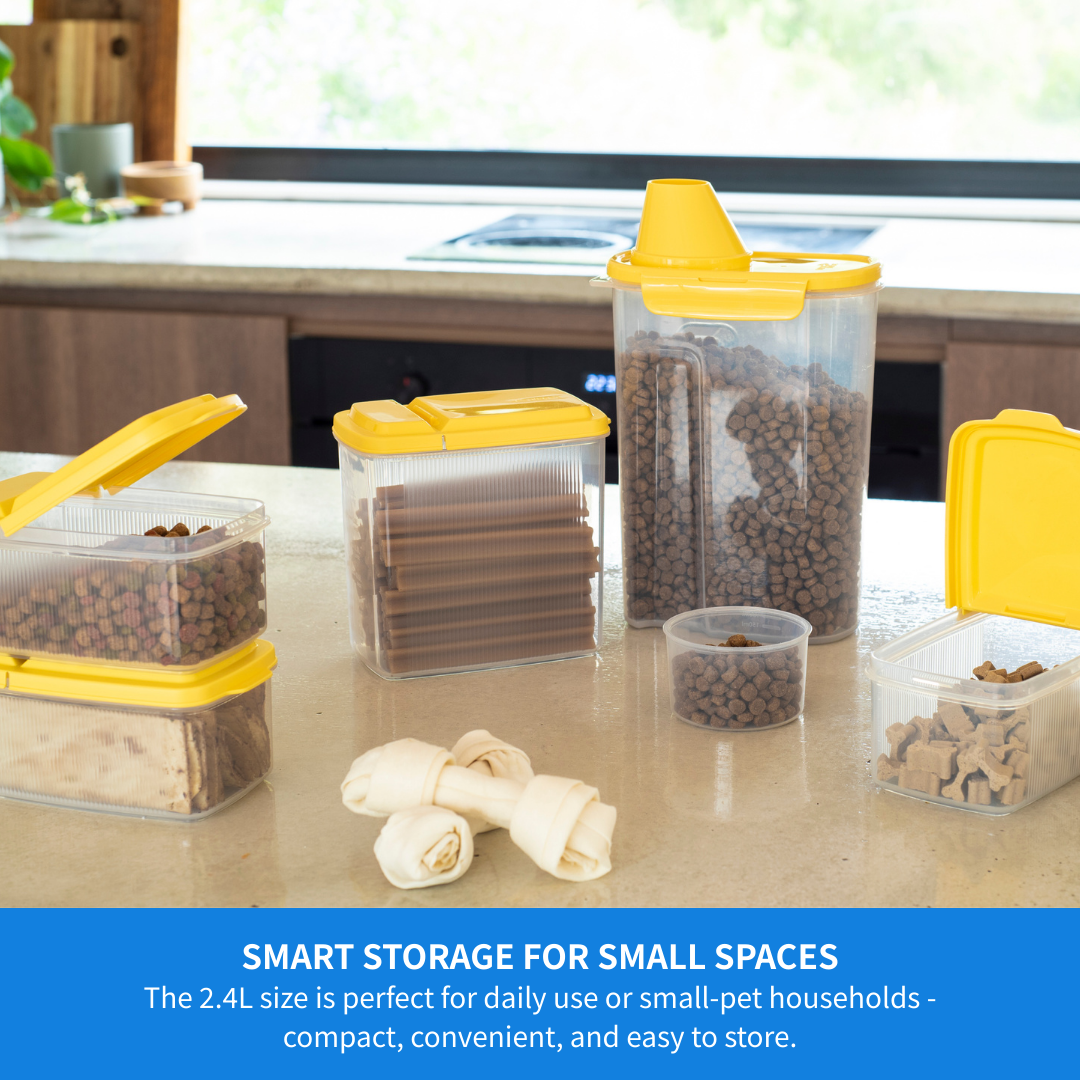 LocknLock for Pets Dry Pet Food Container w/ Spout 2.4L