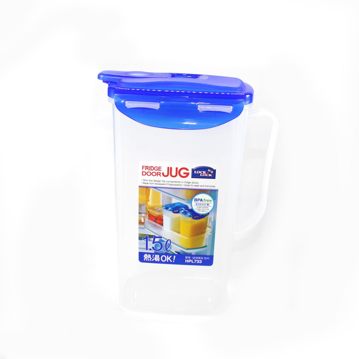 LocknLock Christmas Fridge Jug 1.5L HPL733