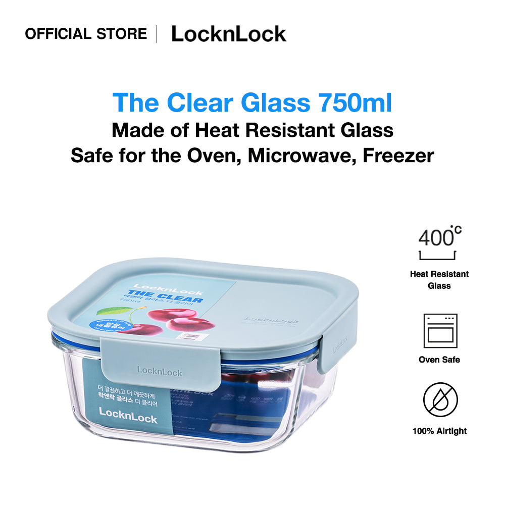 The Clear Glass 750ml (Square)