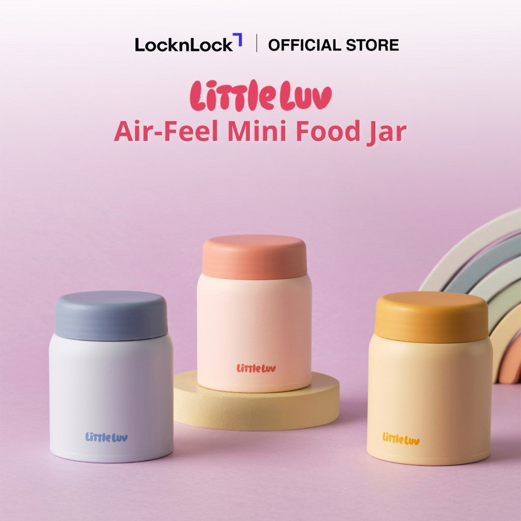 Little Luv Air-Feel Mini Food Jar 200ml Yellow