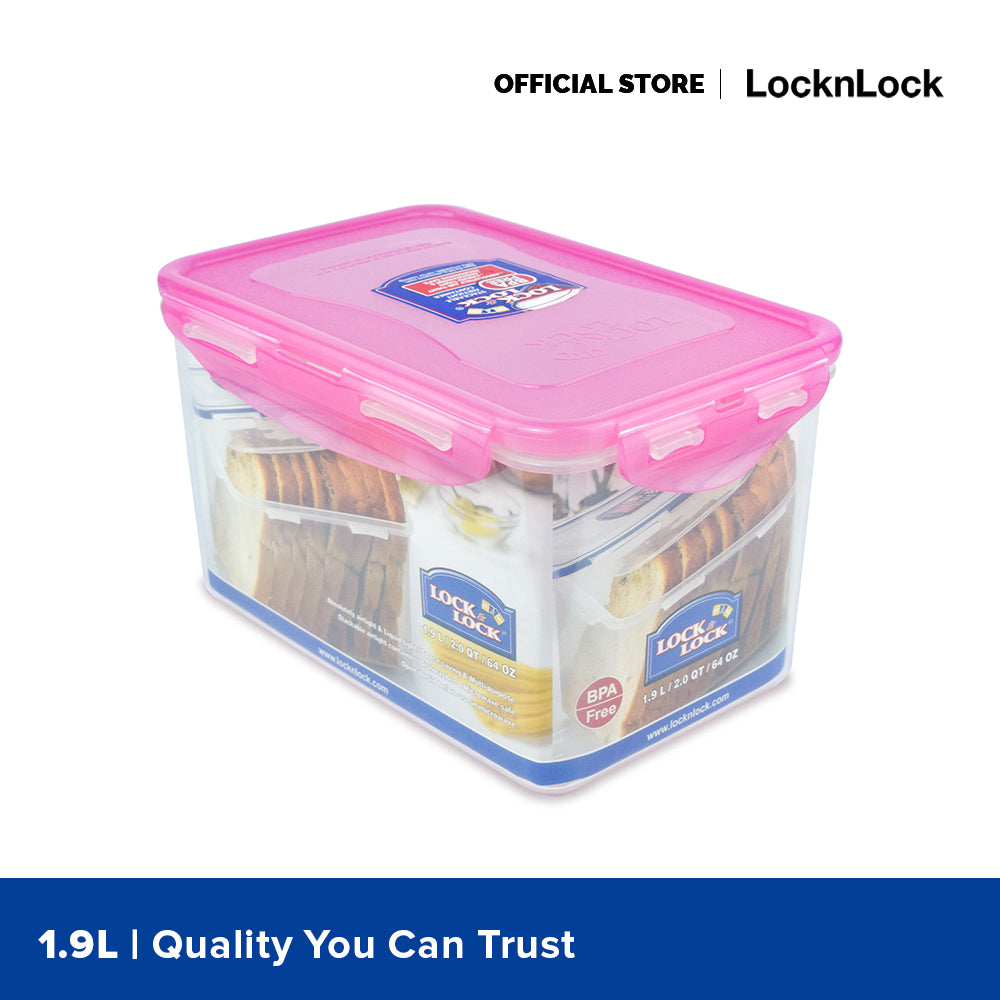 LocknLock Classic Airtight Rectangular Food Container 1.9L HPL818