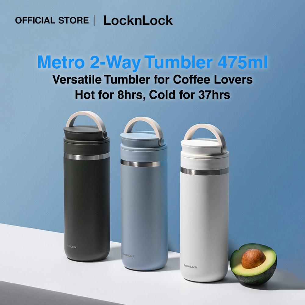 LocknLock Metro 2-Way Tumbler 475ml (2023 Edition)