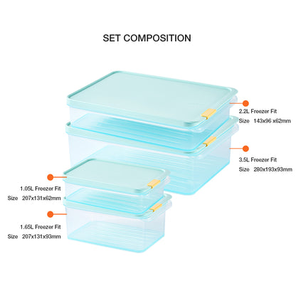 Set of 4 Freezer Fit