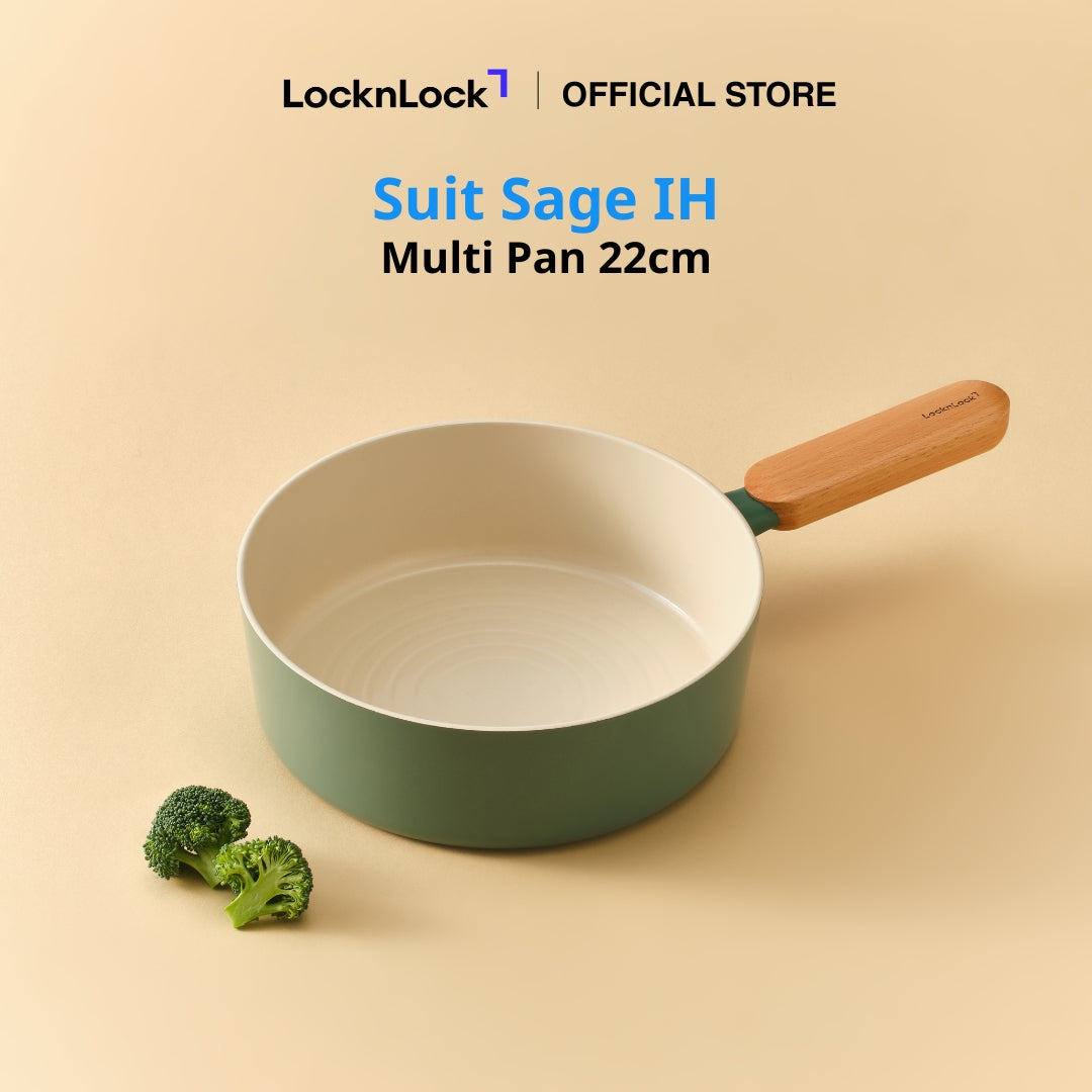 LocknLock Suit Sage Casserole 22cm