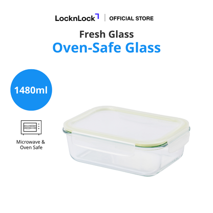LocknLock Fresh Glass Oven-Safe Food Container | 1480ml