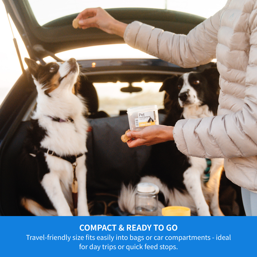 LocknLock for Pets 2-in-1 Pet Food & Treat Container 360+310ml