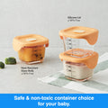 Baby Glass Food Container 260ml Set of 3