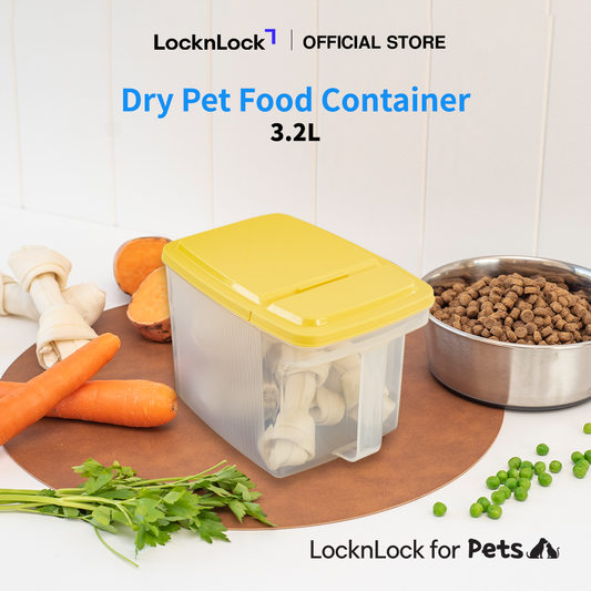 LocknLock for Pets Dry Pet Food Container 3.2L