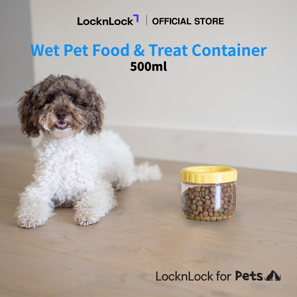 LocknLock for Pets Wet Pet Food & Treat Container 500ml