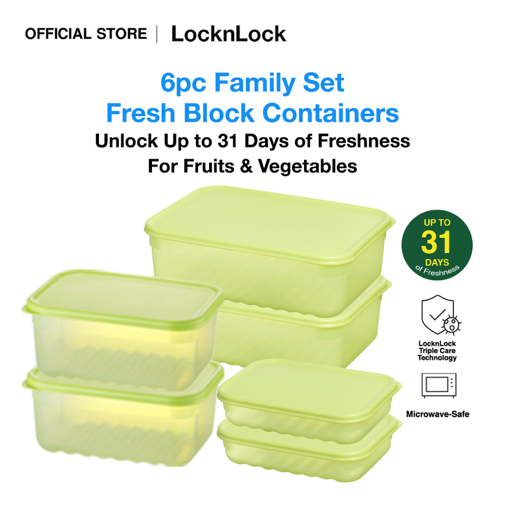 Fresh Block 6pc Family Set – LocknLock