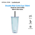 LocknLock Cheers to Joy Double Wall Cold Cup 720ml with Box HAP507