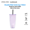 LocknLock Cheers to Joy Double Wall Cold Cup 720ml with Box HAP507