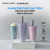 LocknLock Cheers to Joy Double Wall Cold Cup 720ml with Box HAP507