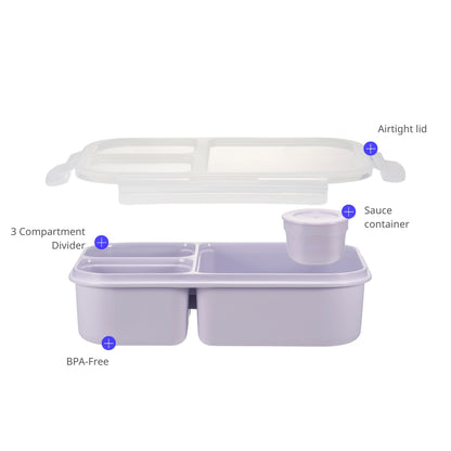To-Go Lunch Box Bento Box for Kids