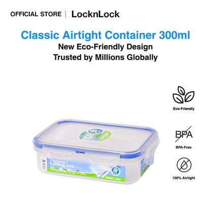 LocknLock Eco-Friendly Classic Airtight Rectangular Food Container 360ml HPL810