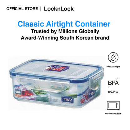 LocknLock Classic Airtight Rectangular Food Container 460ML HPL814