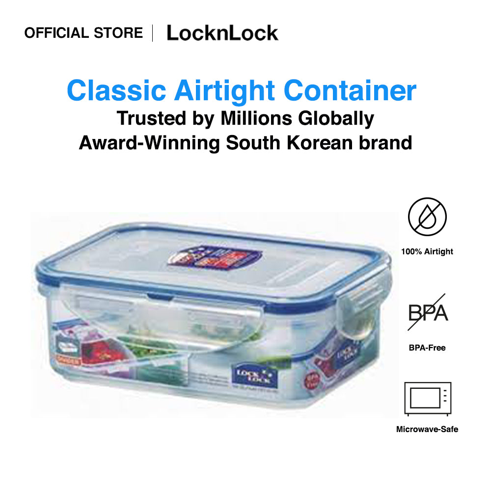 LocknLock Classic Airtight Rectangular Food Container 460ML HPL814