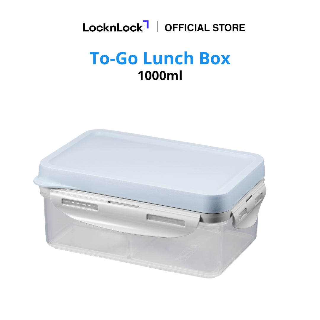 To-Go 3-Section Modern Airtight Lunch Box 1L