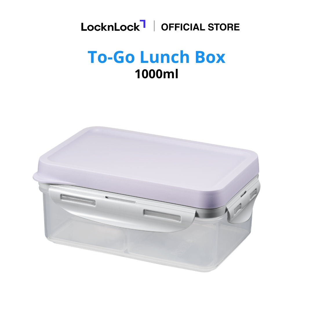 To-Go 3-Section Modern Airtight Lunch Box 1L