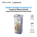 LocknLock Classic Airtight Rectangular Food Container 2L HPL819 | For Pasta