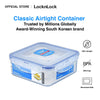 LocknLock Classic Airtight Square Food Container 870ML HPL823