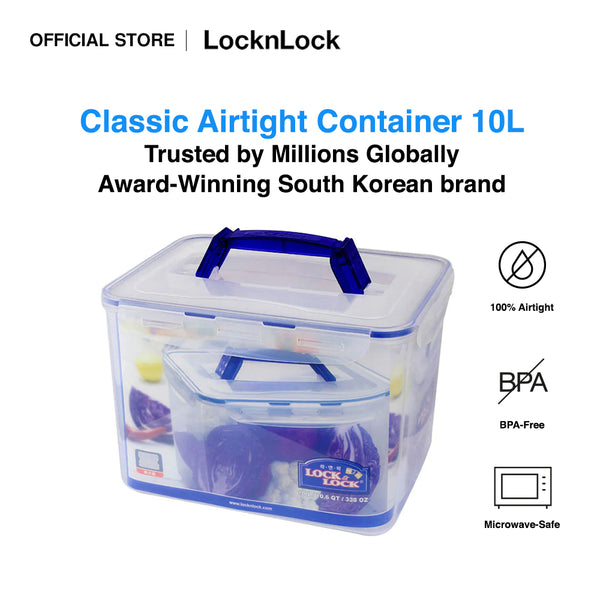 LocknLock Classic Airtight Rectangular Food Container 10L HPL886