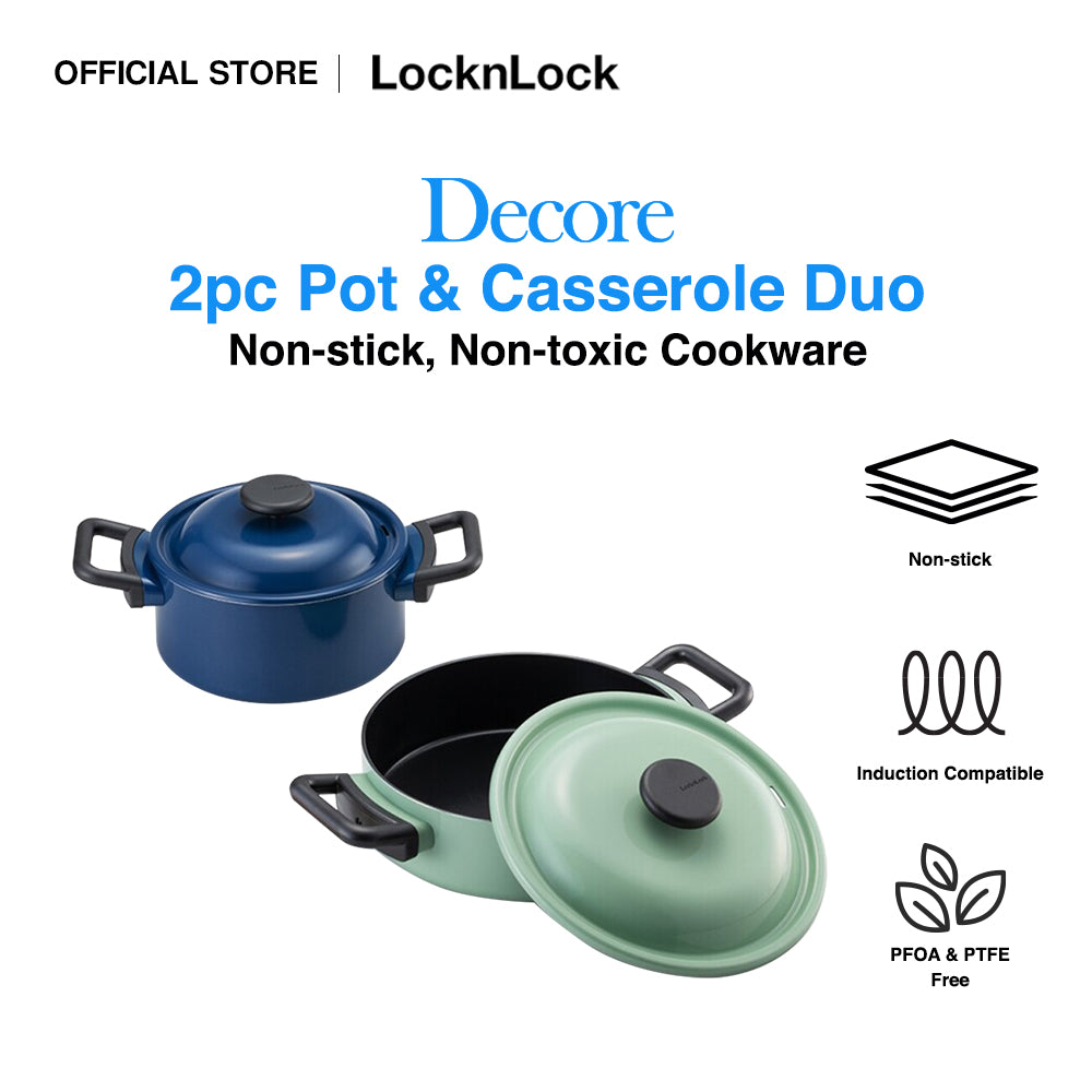 LocknLock Decore Cookware Set of 2