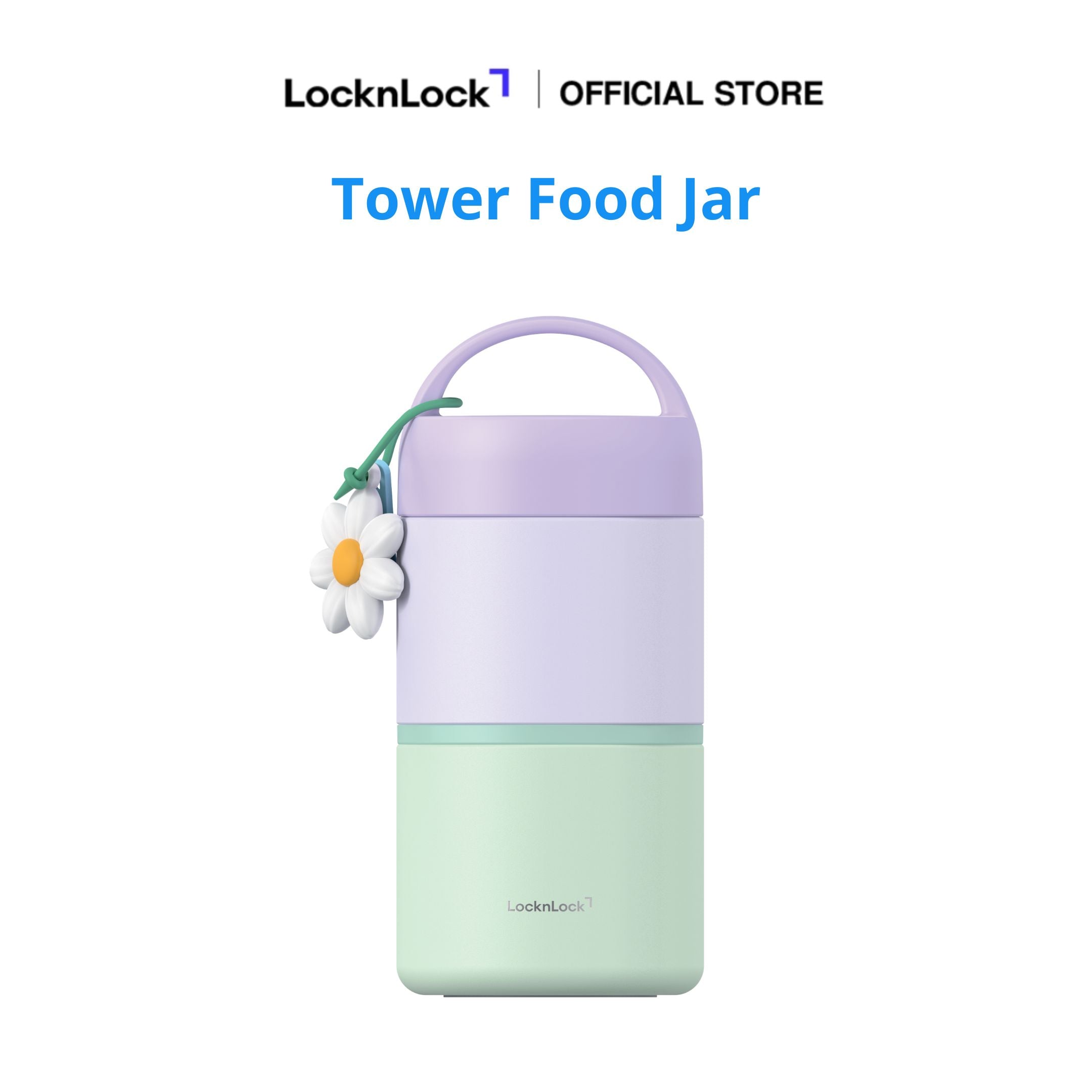 [Pre-Order] LocknLock Tower Food Jar 330ml + 520ml