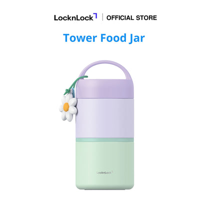 LocknLock Tower Food Jar 330ml + 520ml