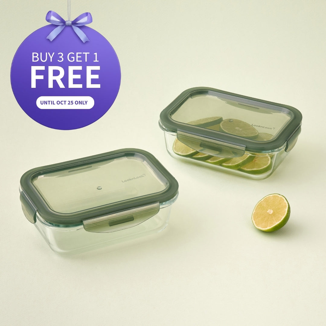 LocknLock Fresh Glass 630ml Set of 2 – Holiday Gift Set