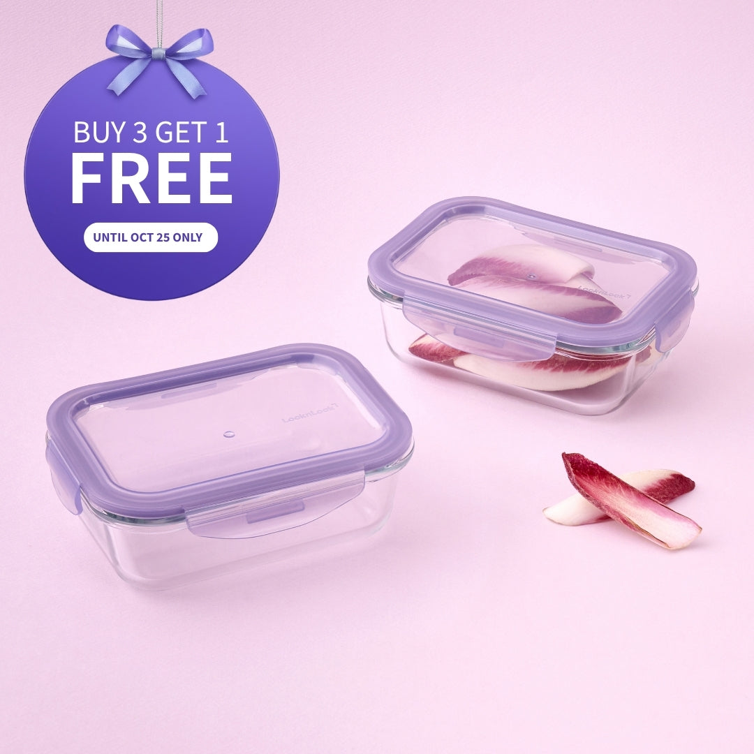 LocknLock Fresh Glass 630ml Set of 2 – Holiday Gift Set