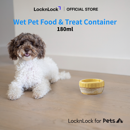LocknLock for Pets Wet Pet Food & Treat Container 180ml