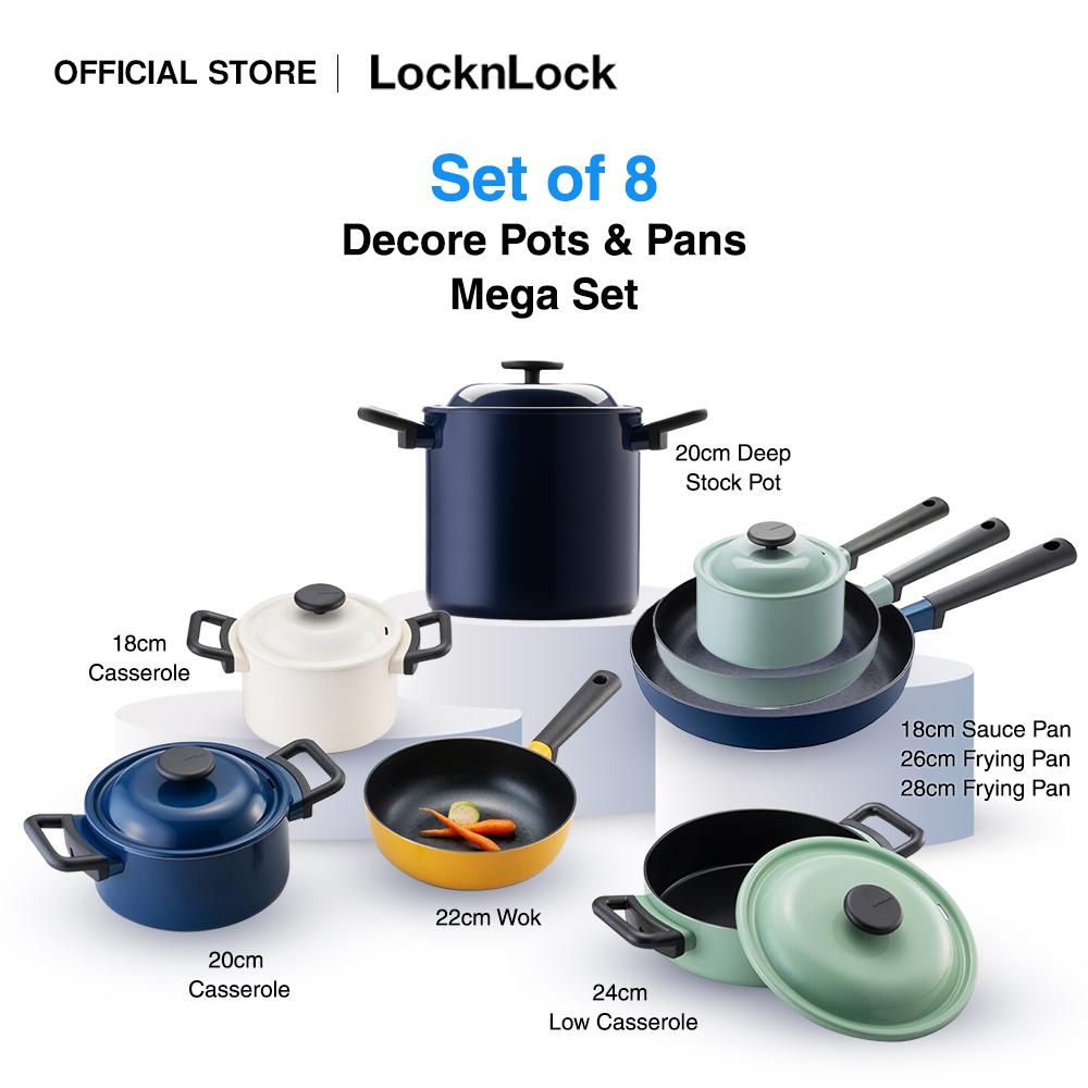 LocknLock Decore 8pc Mega Set