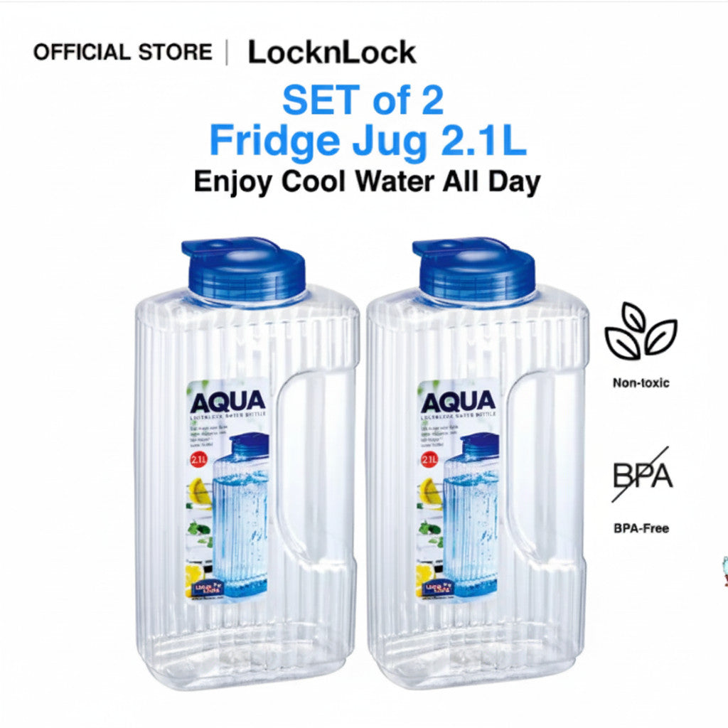 LocknLock Fridge Jug 2.1L 2025 Christmas Bundle of 2