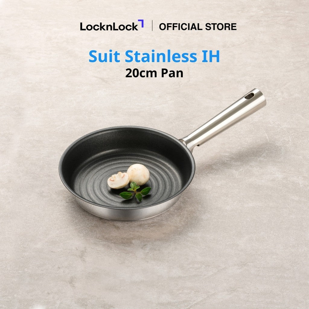 LocknLock Suit Stainless Fry Pan 20cm