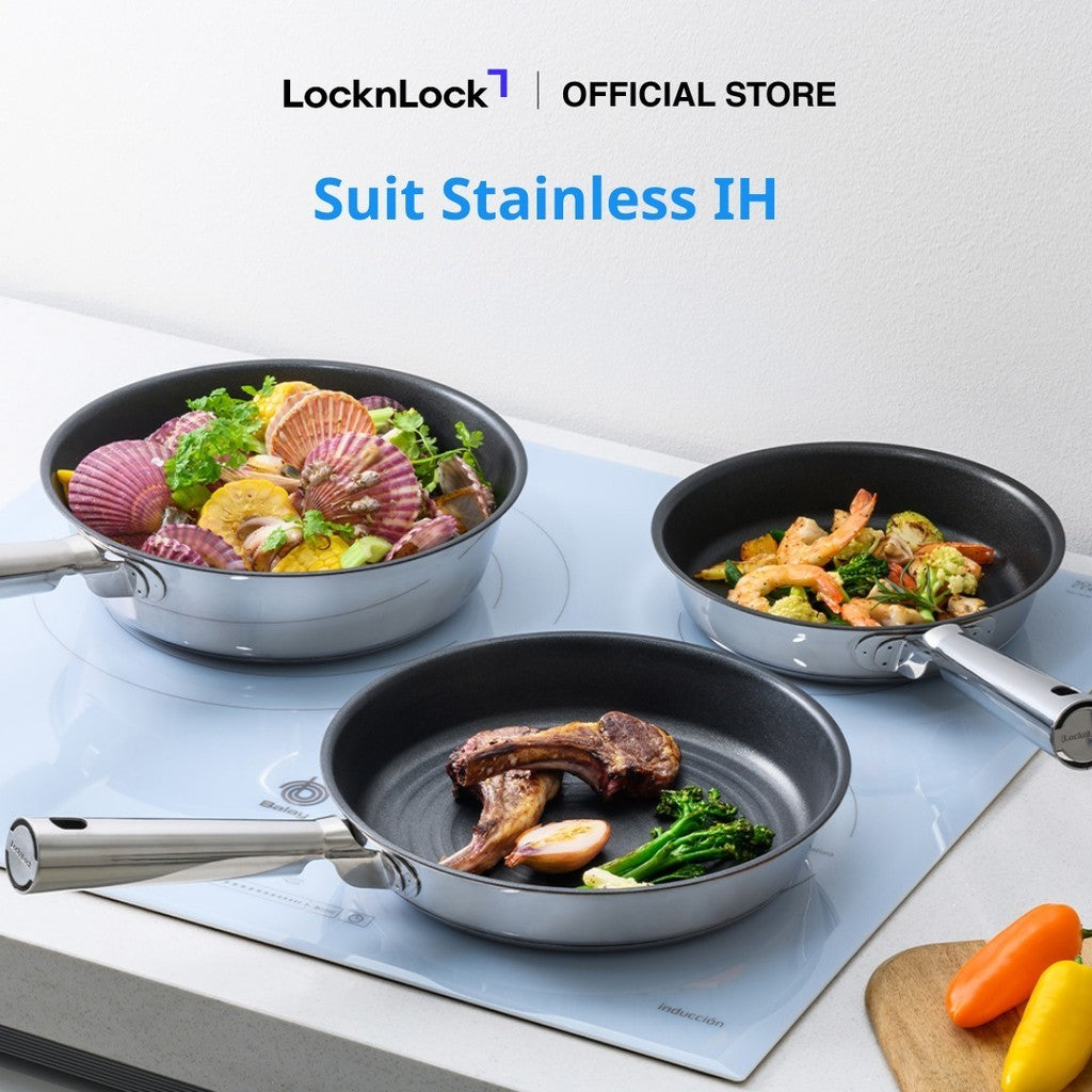 LocknLock Suit Stainless Wok 28cm
