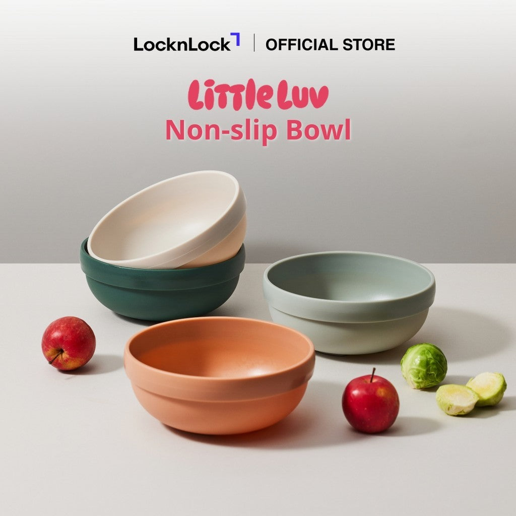 Little Luv Non-slip Bowl 2-Piece Set Pink