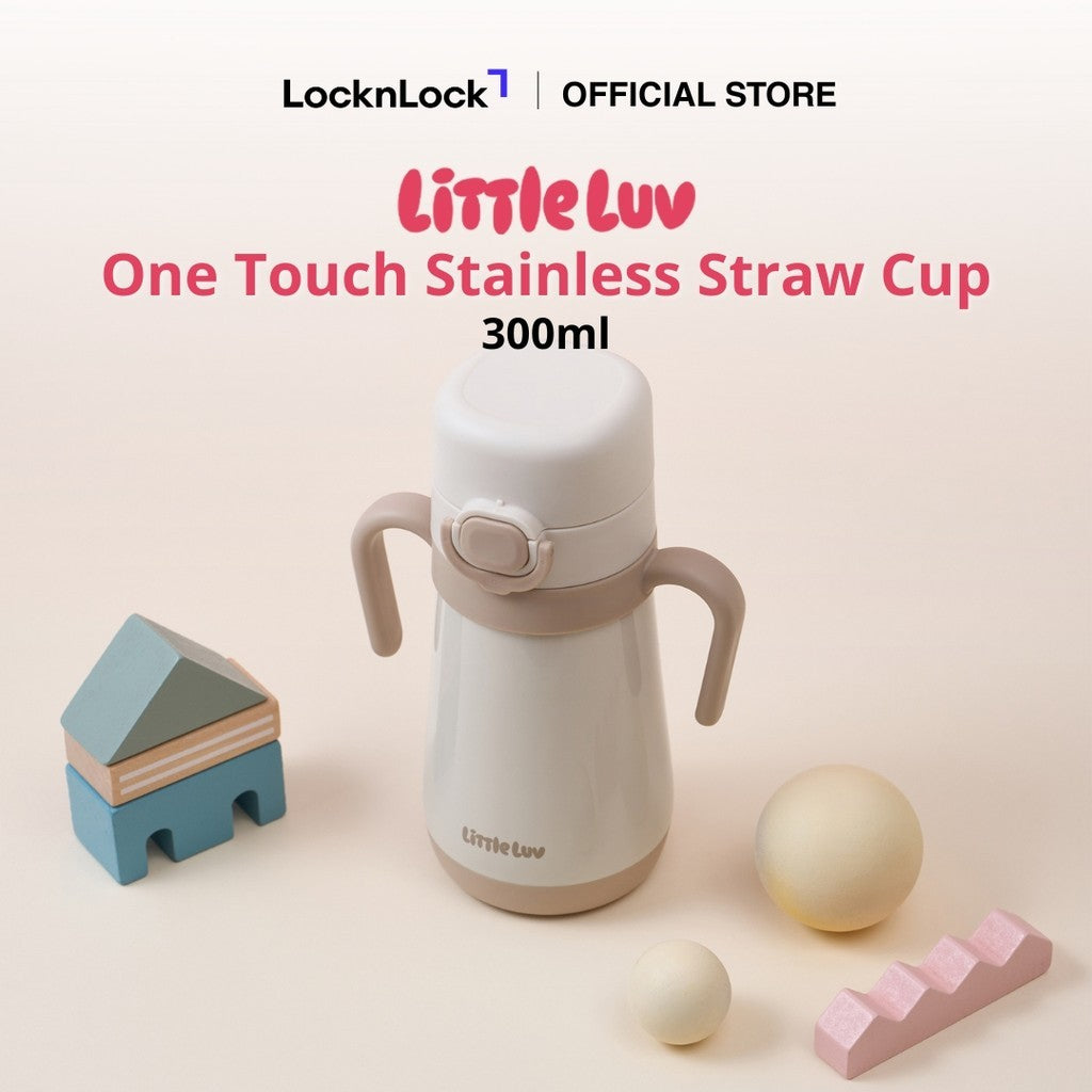 Little Luv One-Touch Stainless Straw Cup