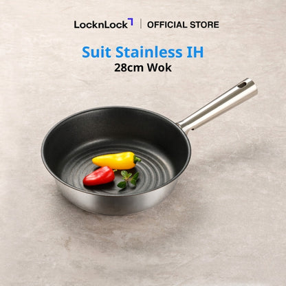 LocknLock Suit Stainless Wok 28cm