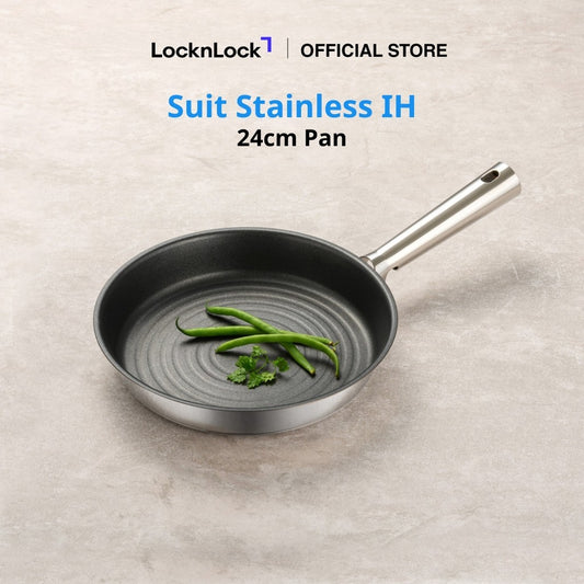 LocknLock Suit Stainless Wok 24cm