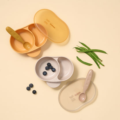 Little Luv Portable Bowl&Spoon 3P Yellow