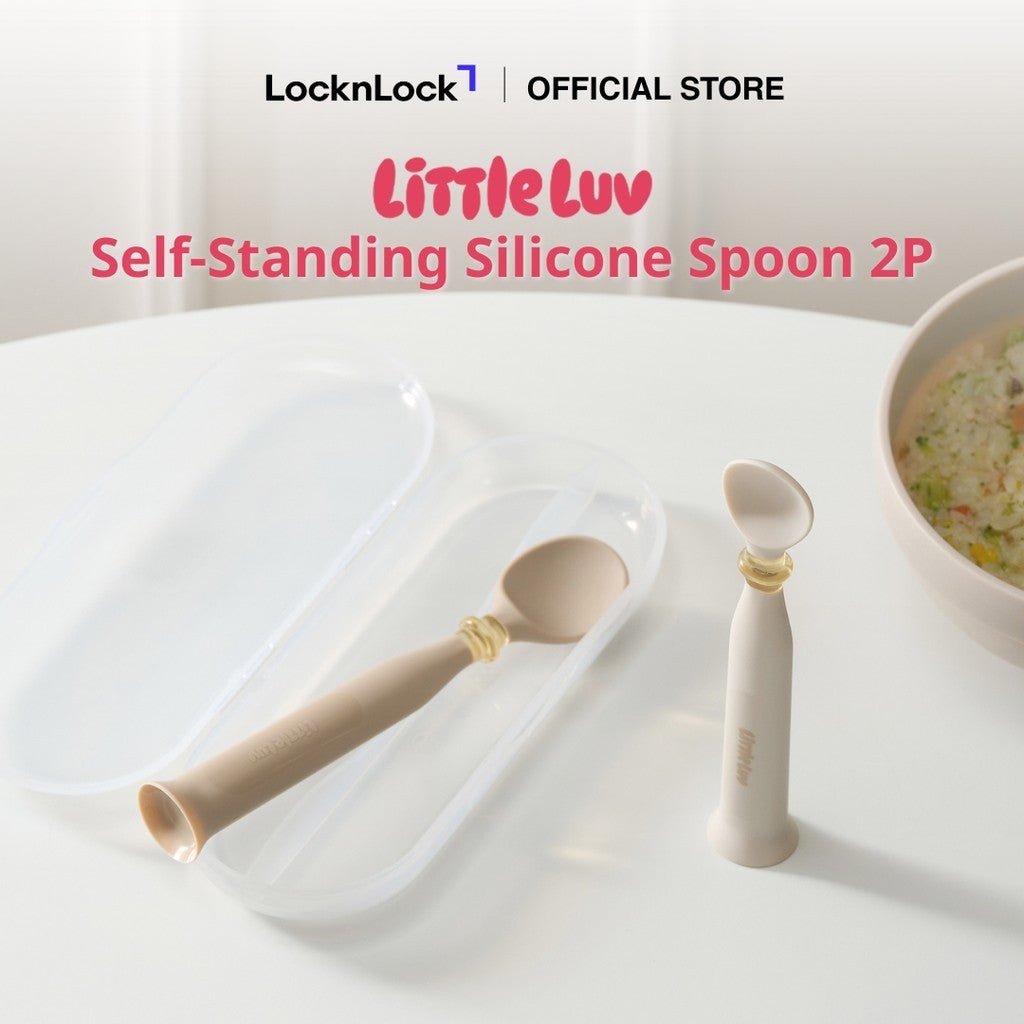 Little Luv Self-Standing Silicon Spoon 2P