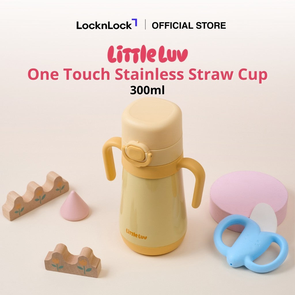Little Luv One-Touch Stainless Straw Cup