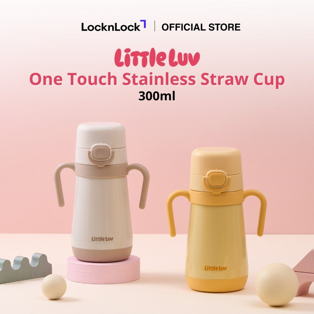 Little Luv One-Touch Stainless Straw Cup