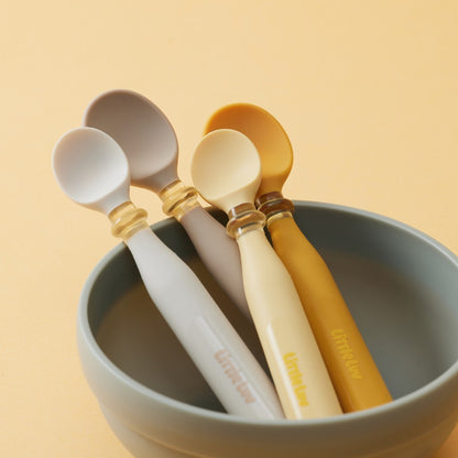 Little Luv Self-Standing Silicon Spoon 2P