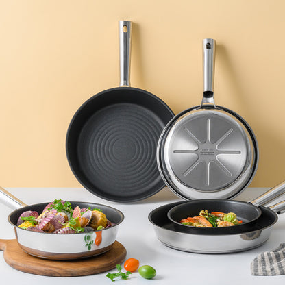LocknLock Suit Stainless Fry Pan 24cm