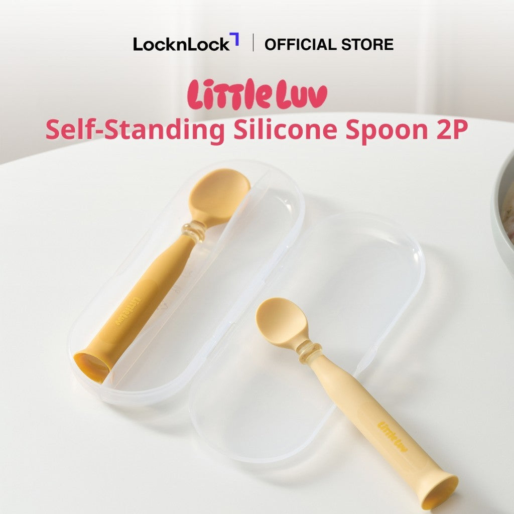 Little Luv Self-Standing Silicon Spoon 2P