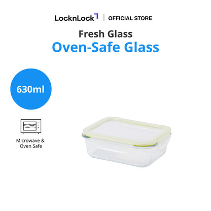 LocknLock Fresh Glass Oven-Safe Food Container | 400ml–1480ml