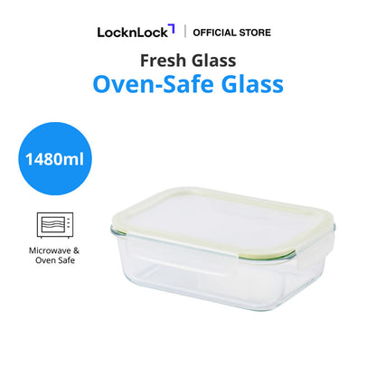 LocknLock Fresh Glass Oven-Safe Food Container | 1480ml